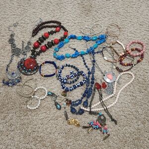 Multicolor Beaded Jewelry Set